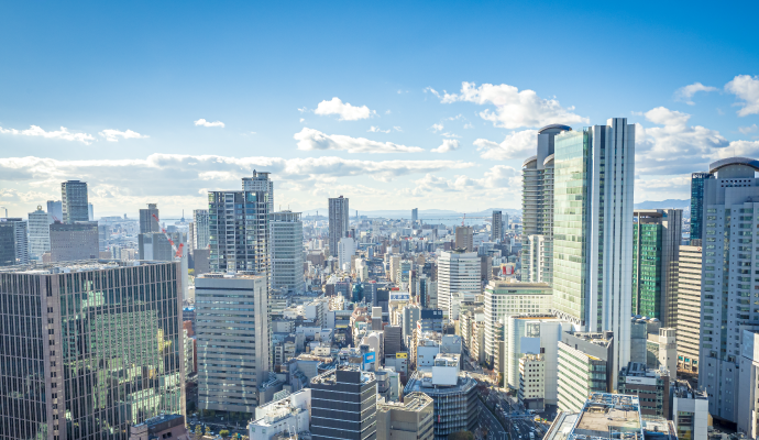 大阪のビル群